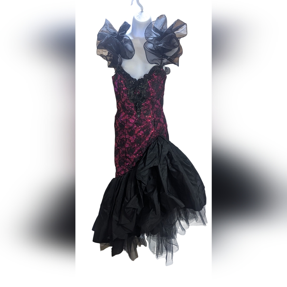 Vintage Loralie sequins lace dress